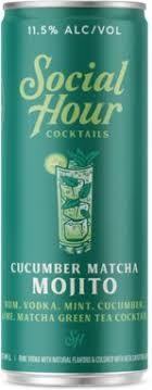 Social Hour - Cucumber Matcha Mojito (250ml can)